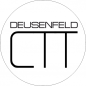 Preview: DEUSENFELD WL500CT - Premium Wand LED Kosmetikspiegel, CTT - stufenlos einstellbarer Farbton von 2700-6500K, LED Touch-Control, 5x Vergrößerung, Ø22cm, 230V Spiralnetzkabel