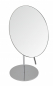 Mobile Preview: DEUSENFELD SK50C - Stand Kosmetikspiegel, 5x Vergrößerung, einseitig, Ø20,8cm, schwere Qualität, verchromt