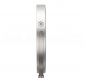 Preview: DEUSENFELD WL103EFA - Akku Batterie LED Doppel Wand Kosmetikspiegel, 3 Gelenkarme, 10x Vergrößerung + Normalspiegel, Ø20cm, 360° schwenkbar, 3 einstellbare Lichtfarben, 10 Min. Timer, Dimmer, 1800mAh Lithium Akku, USB, Edelstahl Finish
