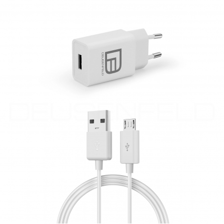 B-WARE: DEUSENFELD WL53CA - Akku Batterie LED Doppel Wand Kosmetikspiegel, 3 Gelenkarme, 5x Vergrößerung + Normalspiegel, Ø20cm, 360° vertikal und horizontal schwenkbar, 3 einstellbare Lichtfarben, 10 Min. Timer, Dimmer, 1800mAh Lithium Akku, USB, chrom #