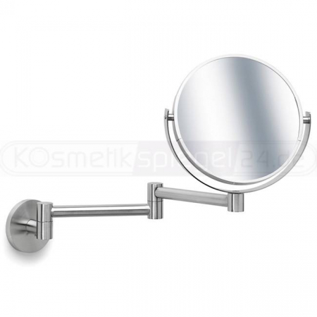 NEU VERPACKT - Blomus 68389 - Design Edelstahl Wand Kosmetikspiegel "PRIMO" 5 - Fach Vergrößerung + Normal, matt gebürstet - #98