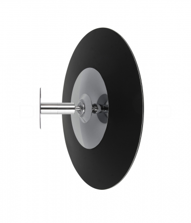 DEUSENFELD KKR10 - Kosmetikspiegel Schminkspiegel zum Kleben mit Kugelgelenk, Klebespiegel, selbstklebend, 10x Vergrößerung, Ø 20cm, rund, randlos, 3M™ Klebepad