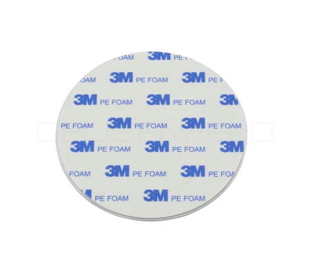 DEUSENFELD KM10C - Magnet Kosmetikspiegel mit selbstklebender Wandplatte, Klebespiegel, magnetisch abnehmbar, Ø15cm, 10x Vergrößerung, hochglanz verchromt
