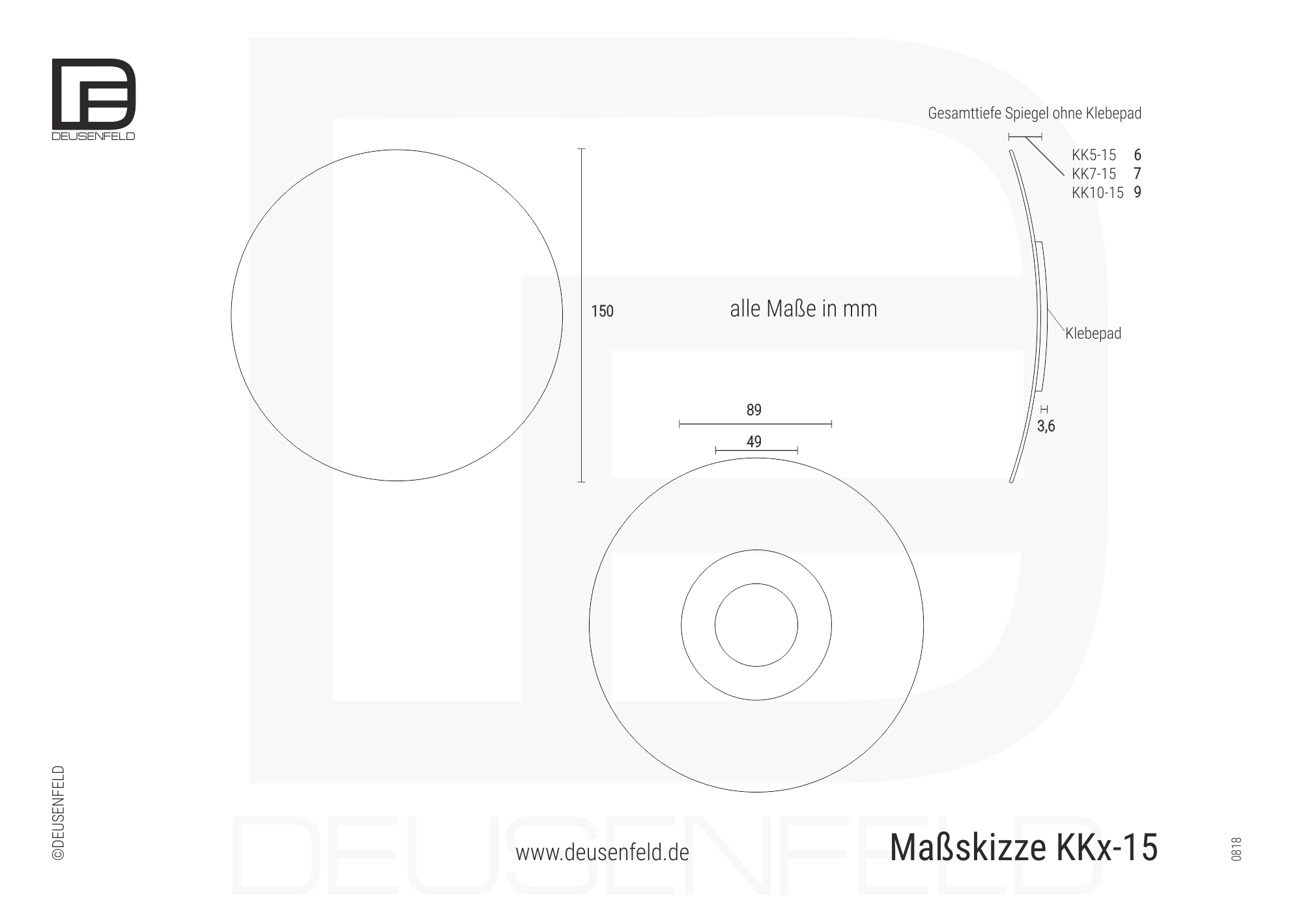 Kosmetikspiegel online kaufen  MAEDJE KG - DEUSENFELD KK23-23 Within 3M Label Template