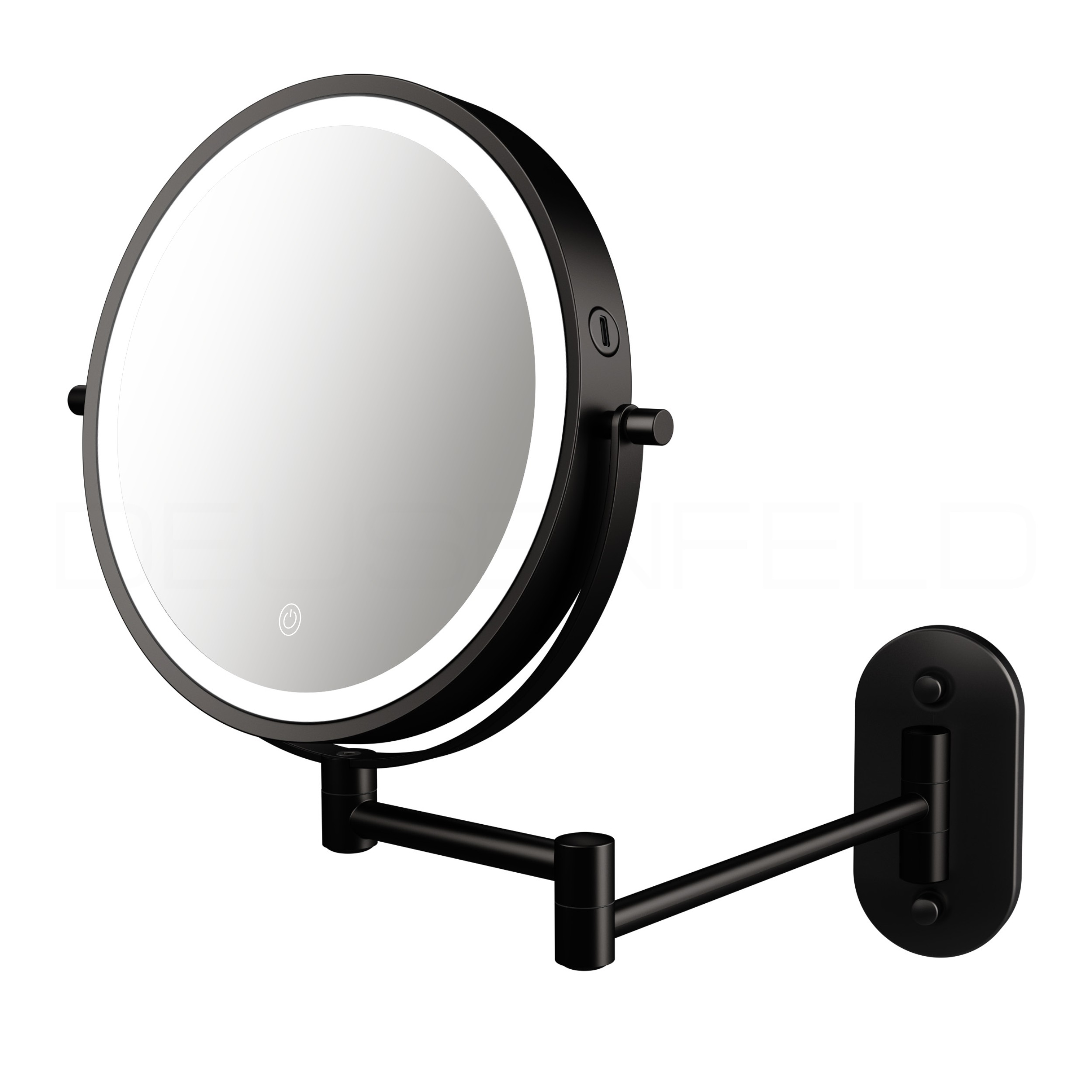 Kosmetikspiegel online kaufen  MAEDJE KG - DEUSENFELD KM10C - Magnet  Kosmetikspiegel mit 2 selbstklebenden Wandplatten, Klebespiegel, magnetisch  abnehmbar, Ø15cm, 10x Vergrößerung, hochglanz verchromt